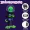 GOOSH 9FT Inflatable Alien with Space Helmet – Light-Up Halloween Yard Decoration